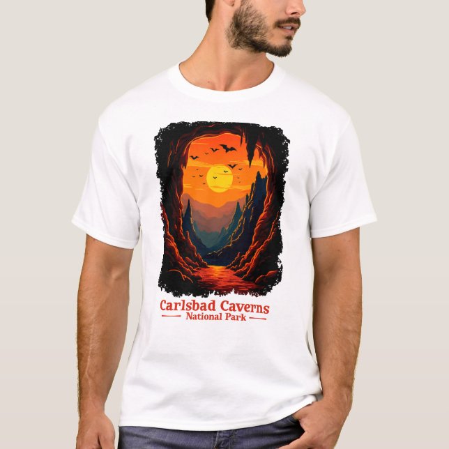 Camiseta Parque Nacional Carlsbad Caverns (Frente)