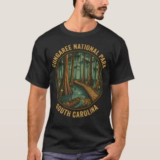 Camiseta Parque Nacional Congaree Carolina do Sul Vintage