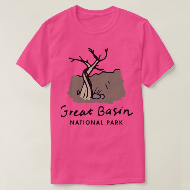 Camiseta Parque Nacional da Bacia do excelente desenhado à  (Frente do Design)