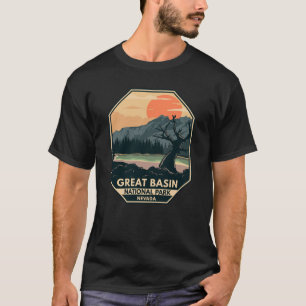 Camiseta Parque Nacional da Bacia do excelente, Retro Emble