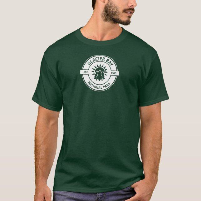 Camiseta Parque Nacional da Baía de Glacier (Frente)
