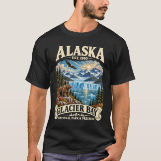 Camiseta Parque Nacional da Baía do Glaciar Adv do Lago da