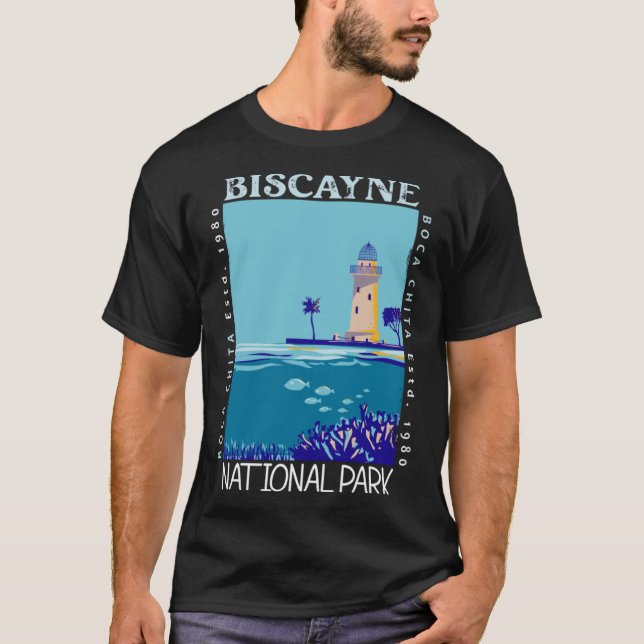 Camiseta Parque Nacional da Biscaia Boca Chita Chave Distor (Frente)