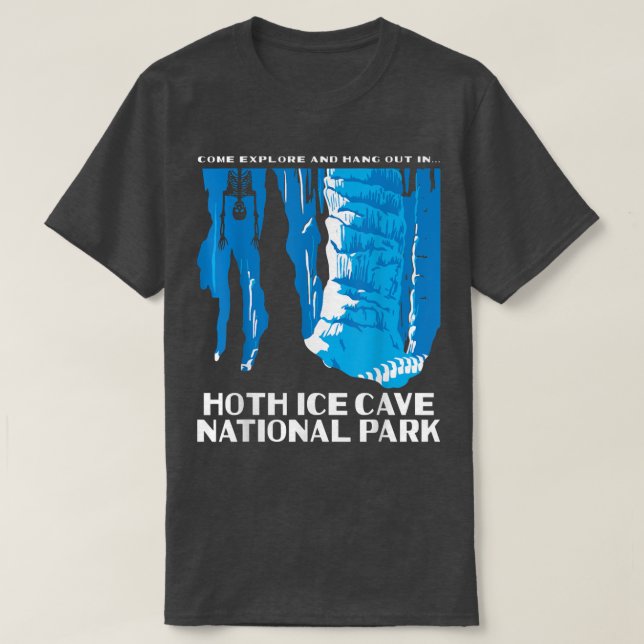 Camiseta Parque Nacional da Caverna de Gelo Hoth (Frente do Design)