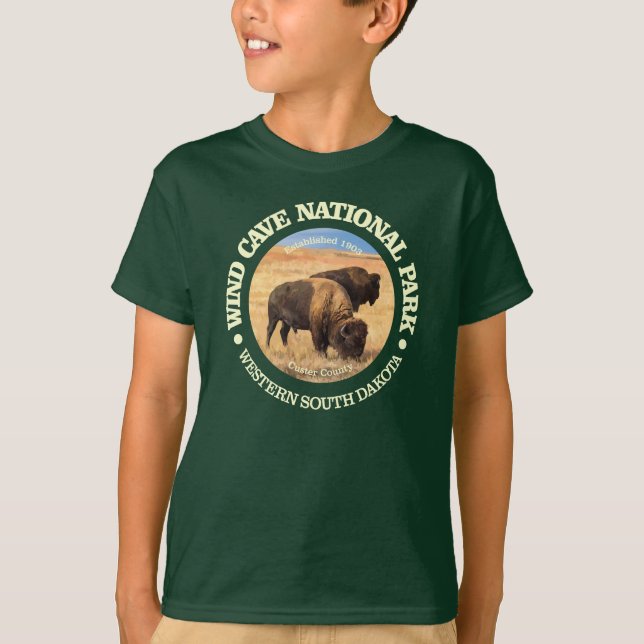 Camiseta Parque Nacional da Caverna Eólica (Frente)