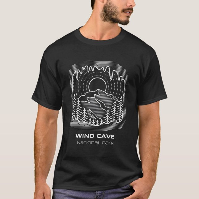 Camiseta Parque Nacional da Caverna Eólica, Hike (Frente)
