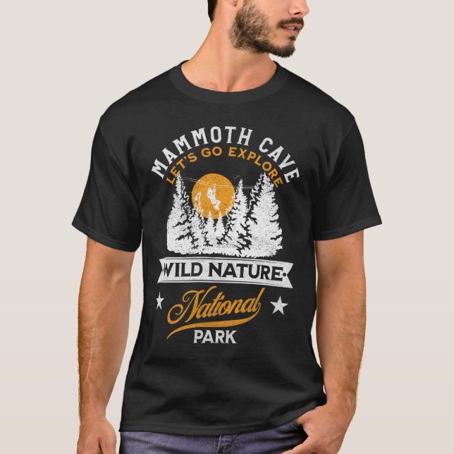 Camiseta Parque Nacional da Caverna Mammoth (Frente)