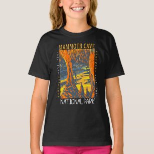 Camiseta Parque Nacional da Caverna Mammoth, Kentucky, em c