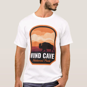 Camiseta Parque Nacional da Caverna Vento SD Bison T Shirt