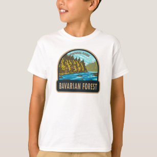 Camiseta Parque Nacional da Floresta Bavariana Alemanha Vin