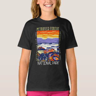 Camiseta Parque Nacional da Floresta Petrificada Vintage se