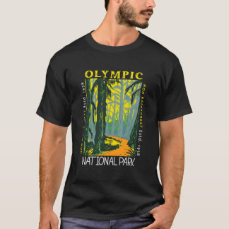 Camiseta Parque Nacional da Floresta Tropical de Washington