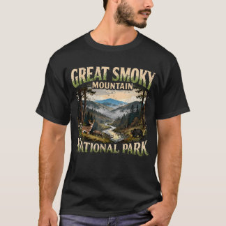 Camiseta Parque Nacional da Grande Montanha Fumegante Lembr