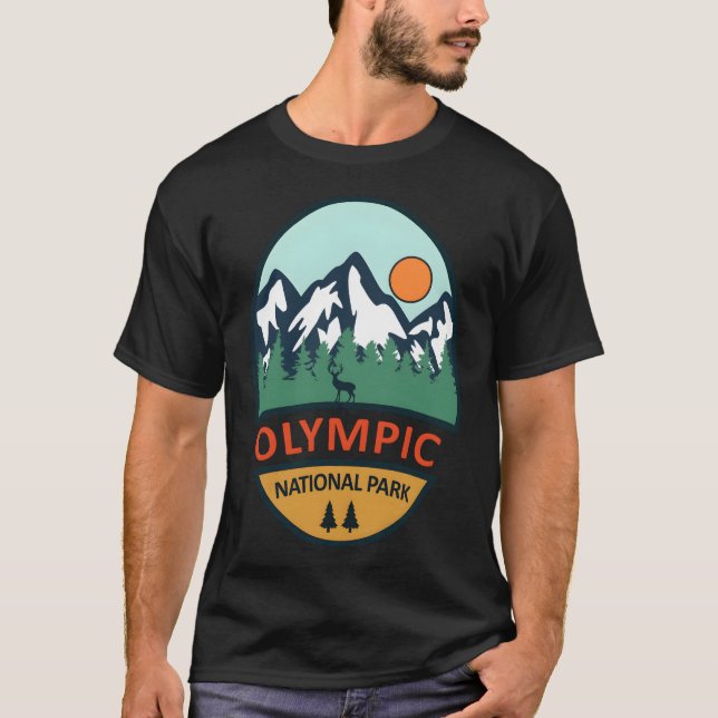 Camiseta Parque Nacional da olimpiadas (Frente)
