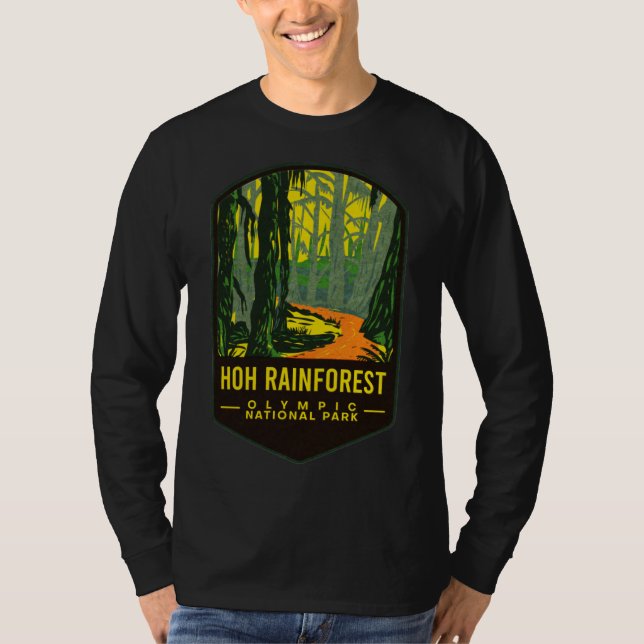 Camiseta Parque Nacional da Olimpiadas da Floresta Chuva (Frente)