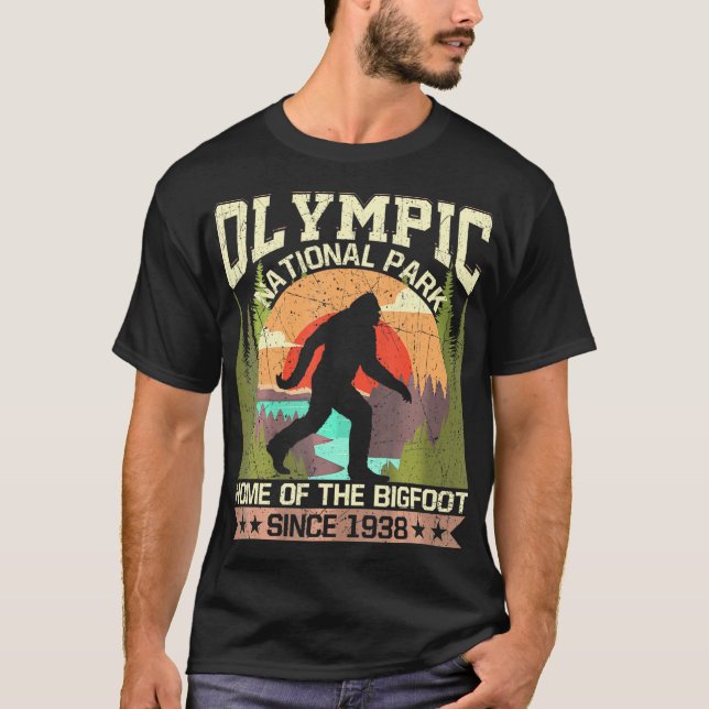 Camiseta Parque Nacional Da olimpiadas - Lar Do Pé Grande D (Frente)