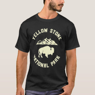 Camiseta Parque Nacional da Pedra Amarela Yellowstone