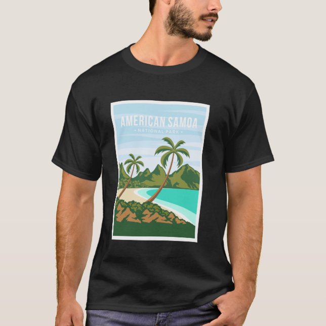 Camiseta Parque Nacional da Samoa Americana (Frente)