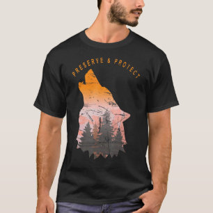Camiseta Parque Nacional Da Vida Selvagem Preservação E Pr