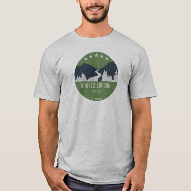Camiseta Parque Nacional da Zion de Aterrissagem Angels (Frente)