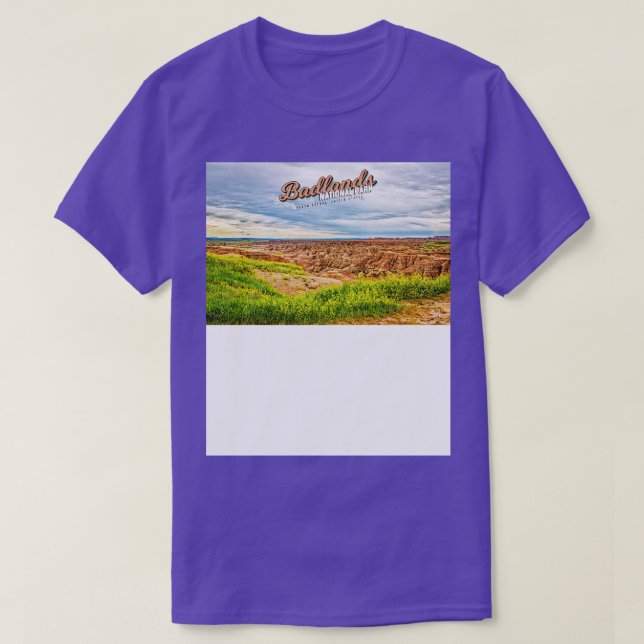 Camiseta Parque Nacional das Badlands 18 (Frente do Design)