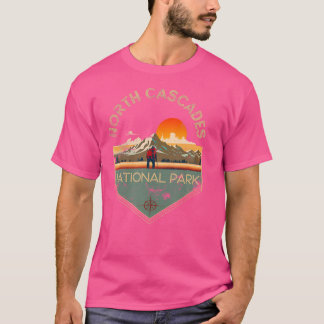 Camiseta Parque Nacional das Cascades do Norte - Retro Vint
