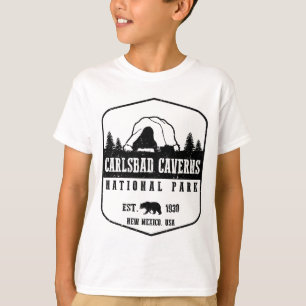 Camiseta Parque nacional das cavernas de Carlsbad