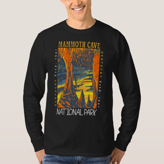 Camiseta Parque Nacional das Cavernas de Mammoth Kentucky - (Frente)
