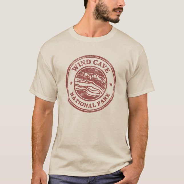 Camiseta Parque Nacional das Cavernas Vintage Retro (Frente)