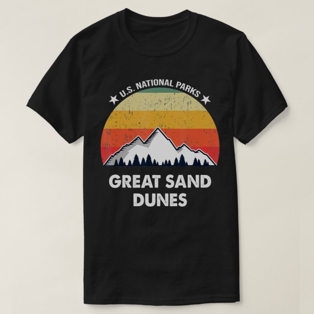 Camiseta Parque Nacional das Dunas de Areia do Excelente Re (Frente do Design)