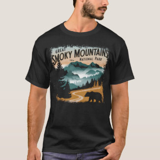 Camiseta Parque Nacional das Grandes Montanhas Fumosas