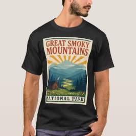 Camiseta Parque Nacional das Grandes Montanhas Fumosas