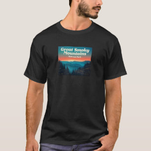 Camiseta Parque Nacional das Grandes Montanhas Fumosas Gráf