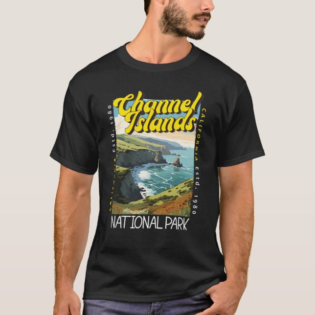 Camiseta Parque Nacional das Ilhas Anglo-Normandas (Frente)