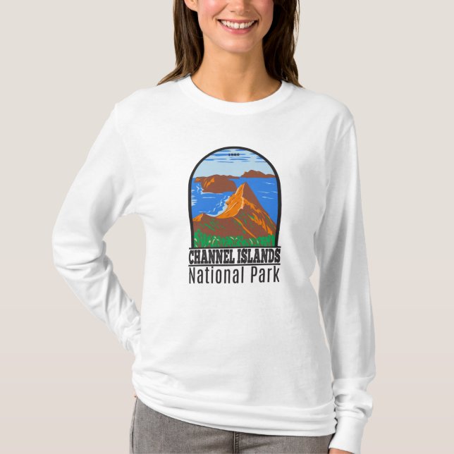 Camiseta Parque Nacional das Ilhas do Canal California Vint (Frente)
