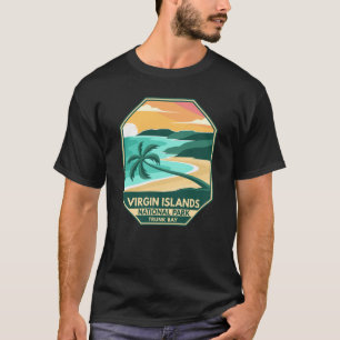 Camiseta Parque Nacional das Ilhas Virgens - Emblema Retroa