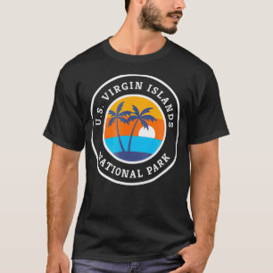 Camiseta Parque Nacional das Ilhas Virgens - Retro T Shirt