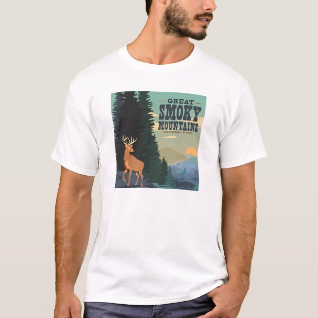Camiseta Parque Nacional das Montanhas do Enfumaçado excele (Frente)