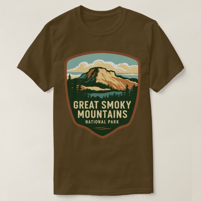 Camiseta Parque Nacional das Montanhas do Enfumaçado excele (Frente do Design)