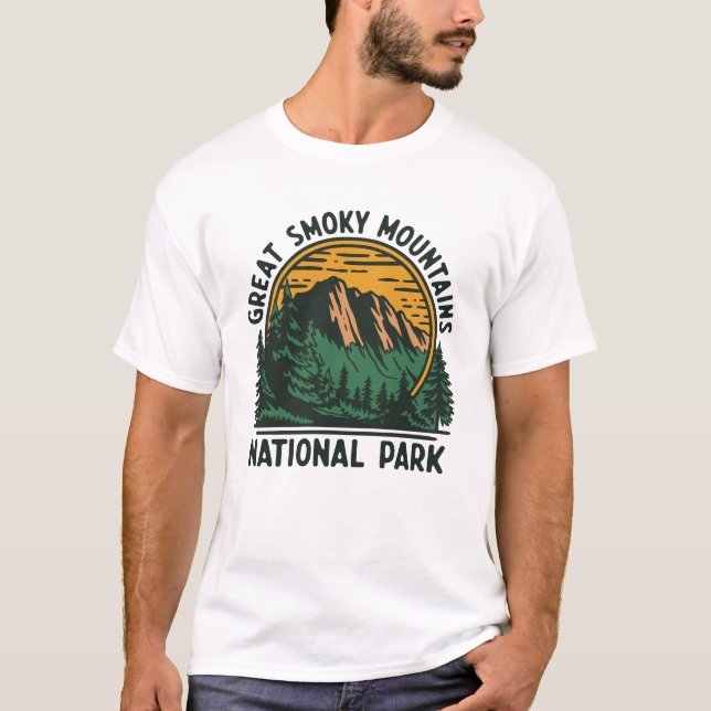 Camiseta Parque Nacional das Montanhas do Enfumaçado excele (Frente)