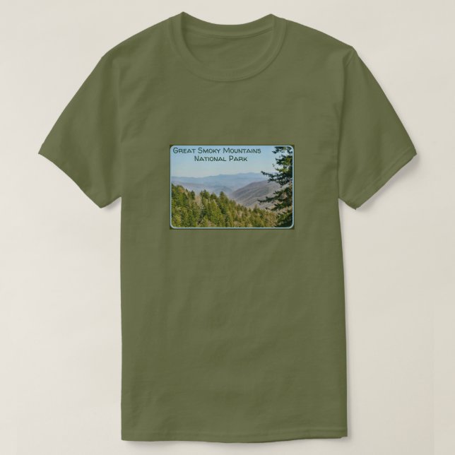 Camiseta Parque Nacional das Montanhas do Enfumaçado excele (Frente do Design)