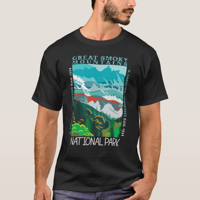 Camiseta Parque Nacional das Montanhas do Enfumaçado excele (Frente)