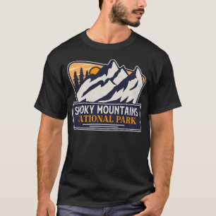Camiseta Parque Nacional das Montanhas enfumaçados