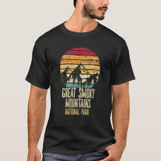 Camiseta Parque Nacional das Montanhas Fumosas Retro