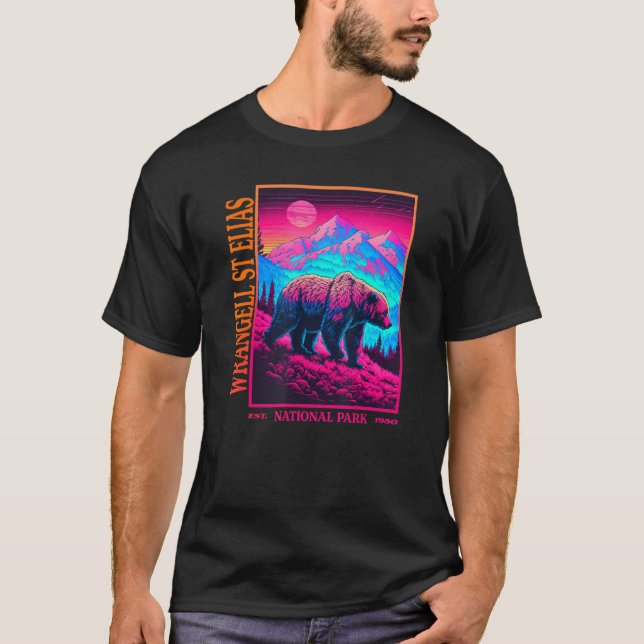 Camiseta Parque Nacional das RUAS de WRANGELL (Frente)