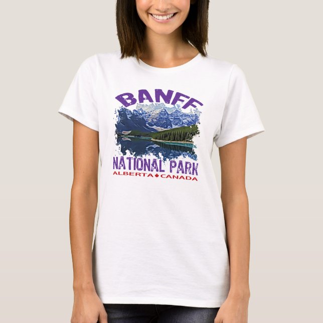 Camiseta Parque nacional de Banff, Alberta Canadá (Frente)