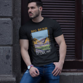 Camiseta Parque Nacional de Big Bend, Chisos Mountain, se a