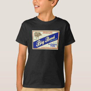 Camiseta Parque nacional de curvatura grande (Javelina)