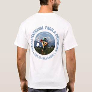 Camiseta Parque nacional de Denali (caminhante C)