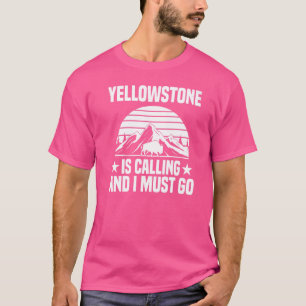 Camiseta Parque Nacional de Férias Yellowstone Está Chamand